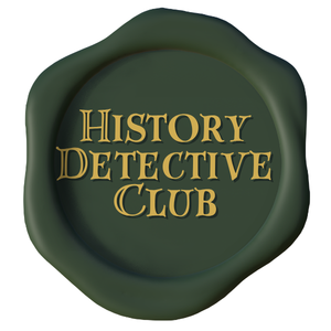 History Detective Club Logo Signed Copy Sticker 300x300 1