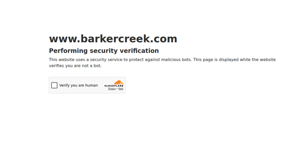 Barker Creek 1