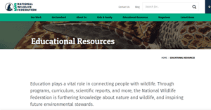 National Wildlife Federation Education 1 300x157