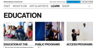 Whitney Museum Education 1 300x157
