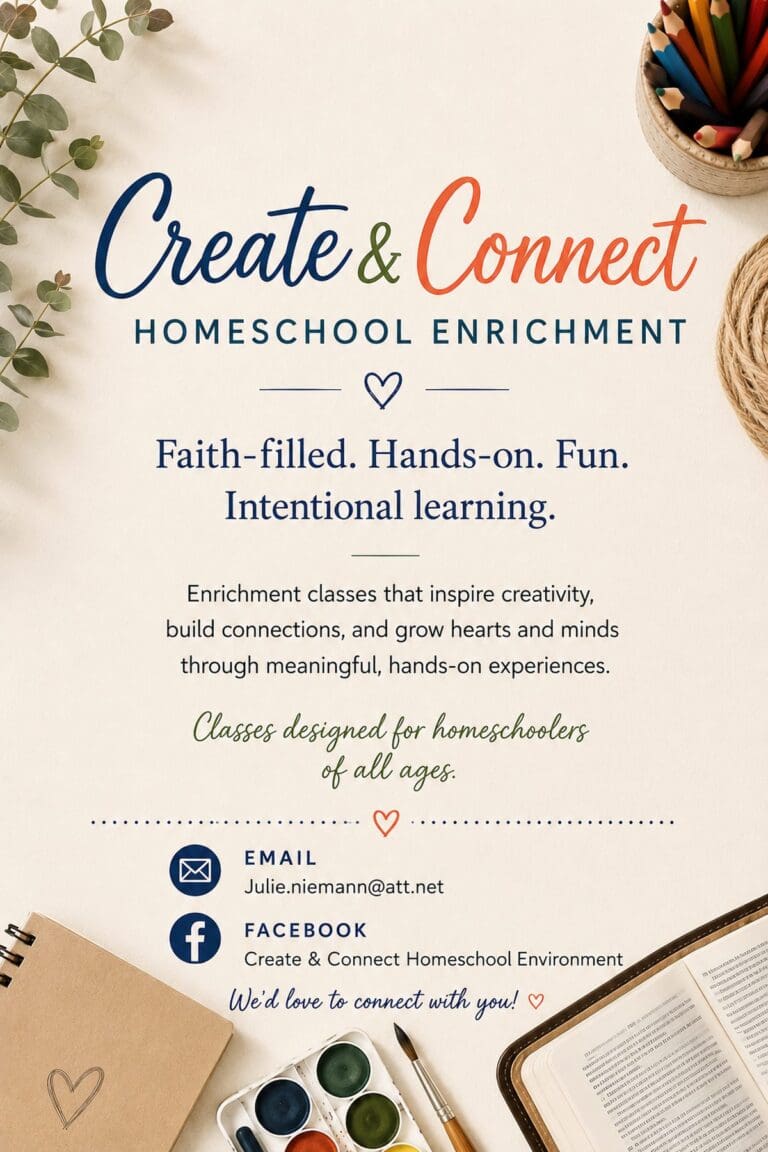 Create Connect Homeschool Ad Smaller 768x1152