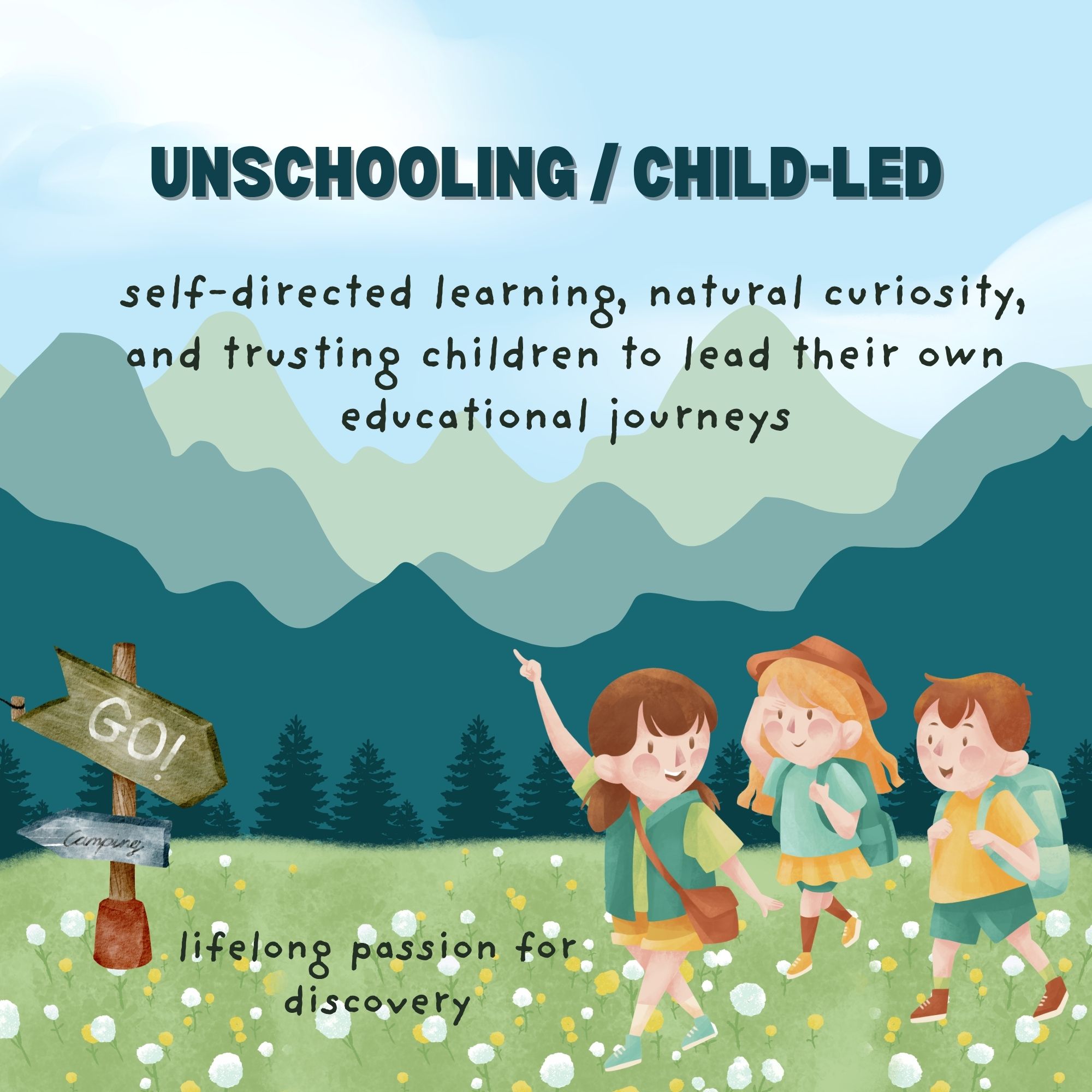 Unschooling and Child-Led homeschool learning environment
